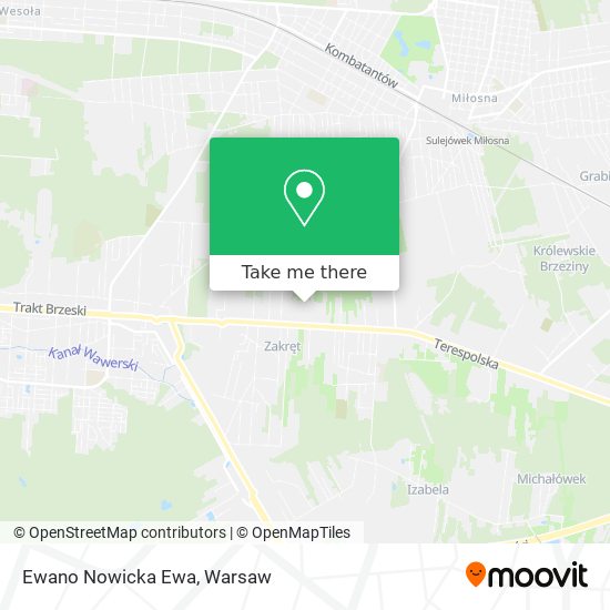 Ewano Nowicka Ewa map