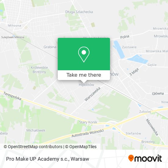 Pro Make UP Academy s.c. map