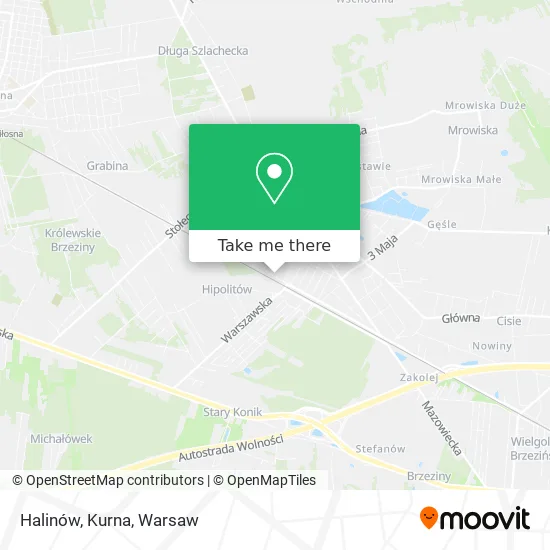 Карта Halinów, Kurna