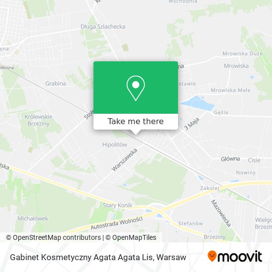 Gabinet Kosmetyczny Agata Agata Lis map