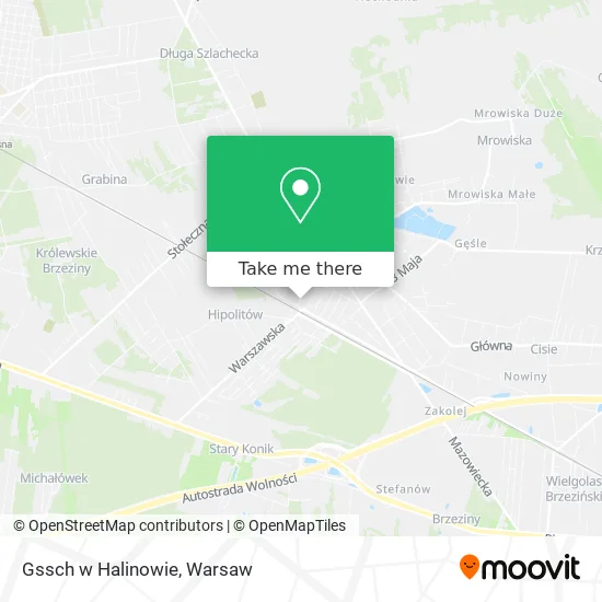 Карта Gssch w Halinowie