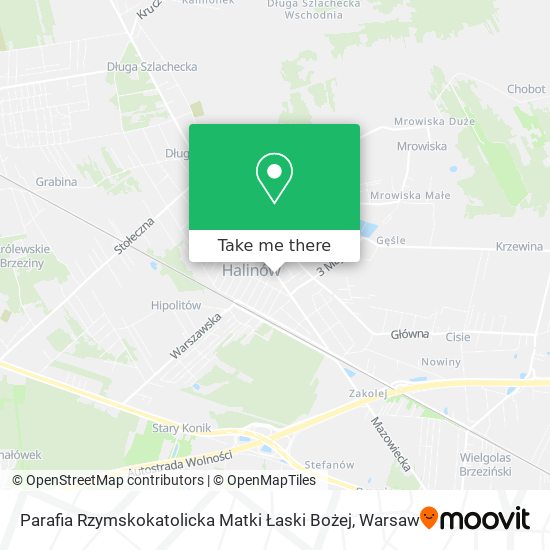 Parafia Rzymskokatolicka Matki Łaski Bożej map