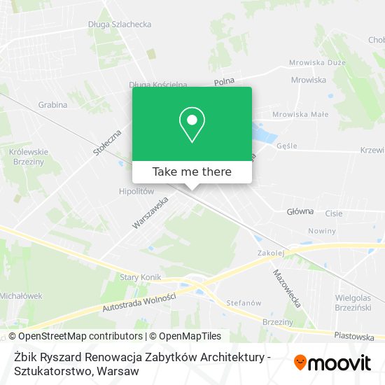 Żbik Ryszard Renowacja Zabytków Architektury - Sztukatorstwo map