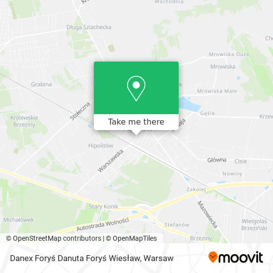Карта Danex Foryś Danuta Foryś Wiesław
