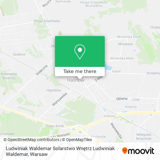 Ludwiniak Waldemar Solarstwo Wnętrz Ludwiniak Waldemar map