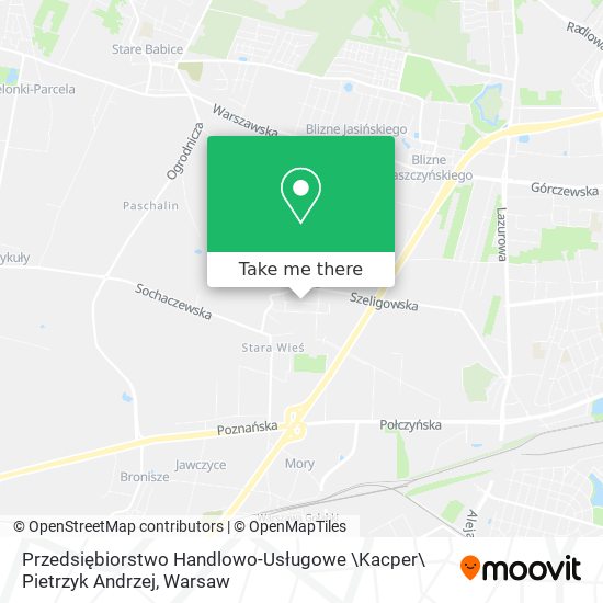 Przedsiębiorstwo Handlowo-Usługowe \Kacper\ Pietrzyk Andrzej map