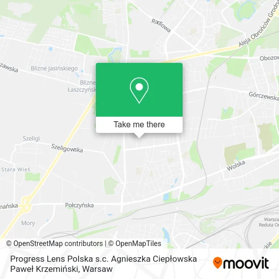 Progress Lens Polska s.c. Agnieszka Ciepłowska Paweł Krzemiński map