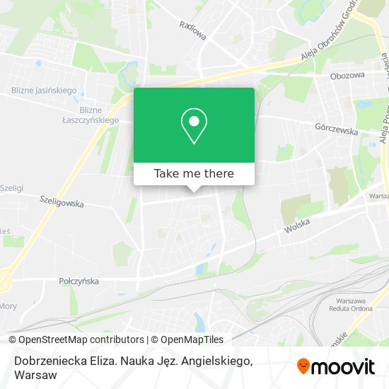 Dobrzeniecka Eliza. Nauka Jęz. Angielskiego map