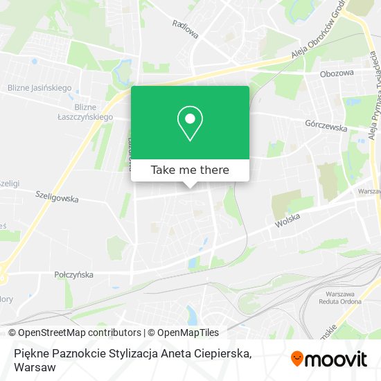 Piękne Paznokcie Stylizacja Aneta Ciepierska map