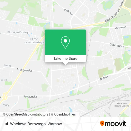 ul. Wacława Borowego map