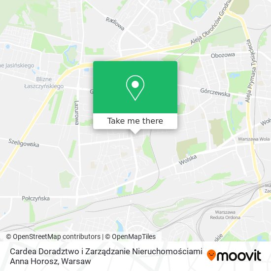 Cardea Doradztwo i Zarządzanie Nieruchomościami Anna Horosz map