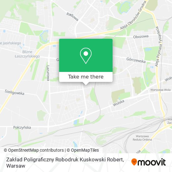 Zakład Poligraficzny Robodruk Kuskowski Robert map