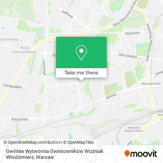 Gwintex Wytwórnia Gwintowników Woźniak Włodzimierz map