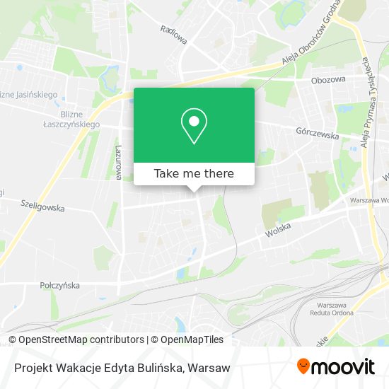 Projekt Wakacje Edyta Bulińska map