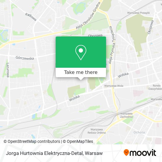 Jorga Hurtownia Elektryczna-Detal map