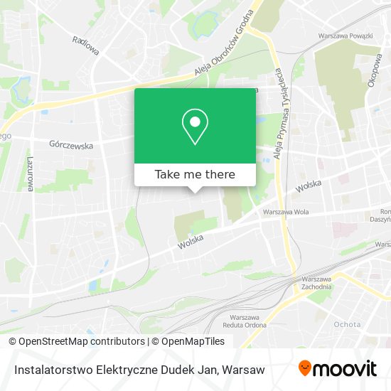 Instalatorstwo Elektryczne Dudek Jan map