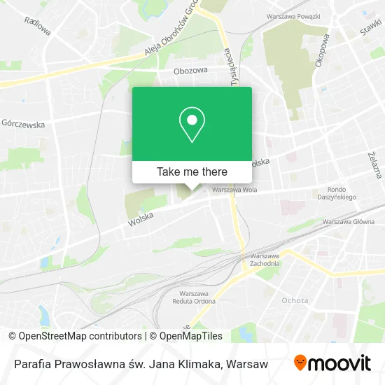 Parafia Prawosławna św. Jana Klimaka map