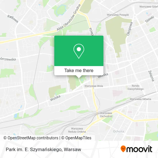 Park im. E. Szymańskiego map