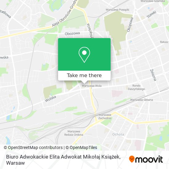 Biuro Adwokackie Elita Adwokat Mikołaj Książek map