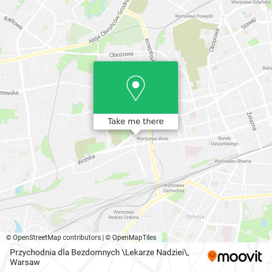 Przychodnia dla Bezdomnych \Lekarze Nadziei\ map