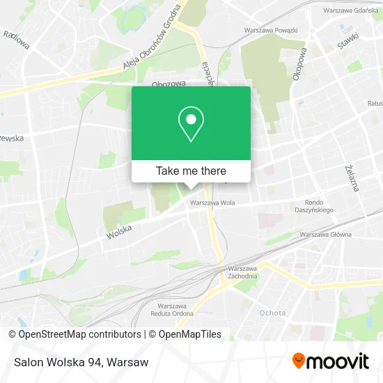 Salon Wolska 94 map