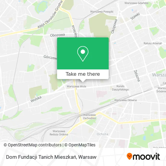 Dom Fundacji Tanich Mieszkań map
