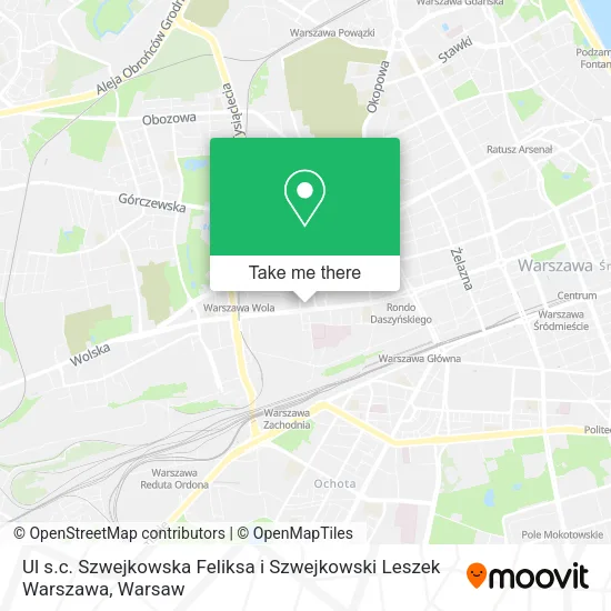 Карта Ul s.c. Szwejkowska Feliksa i Szwejkowski Leszek Warszawa
