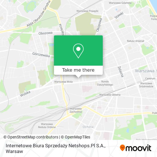 Internetowe Biura Sprzedaży Netshops.Pl S.A. map