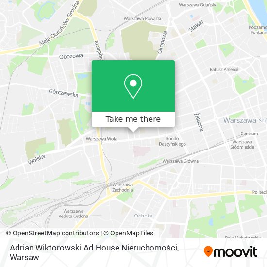 Adrian Wiktorowski Ad House Nieruchomości map