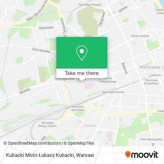 Kubacki Moto Łukasz Kubacki map