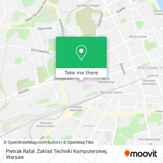 Pietrak Rafał. Zakład Techniki Komputerowej map