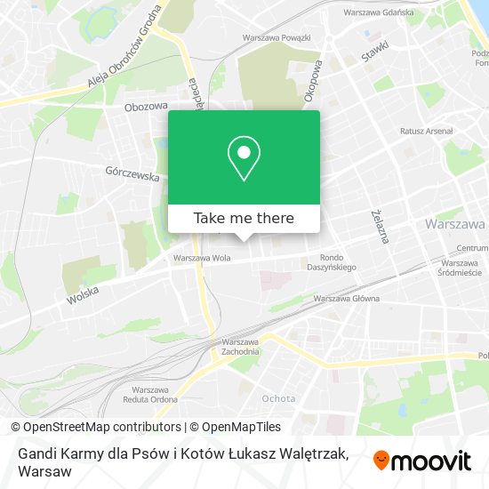 Gandi Karmy dla Psów i Kotów Łukasz Walętrzak map