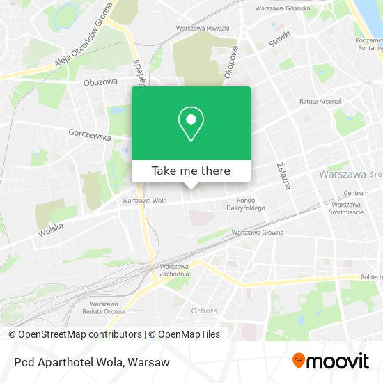 Pcd Aparthotel Wola map