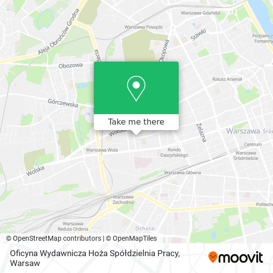 Oficyna Wydawnicza Hoża Spółdzielnia Pracy map