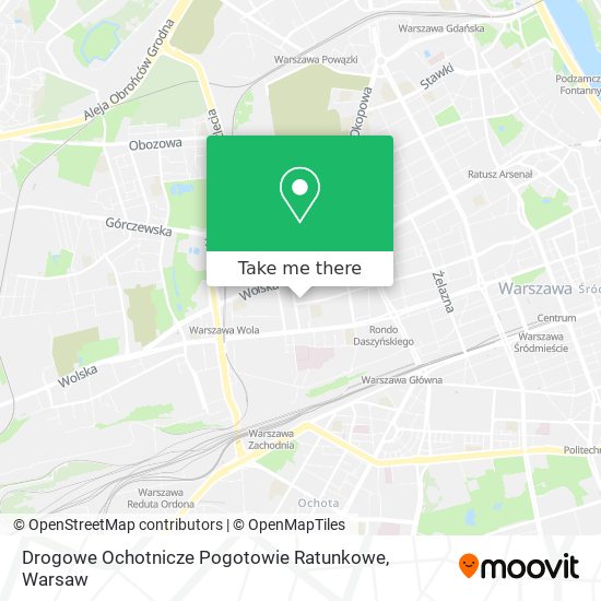 Drogowe Ochotnicze Pogotowie Ratunkowe map