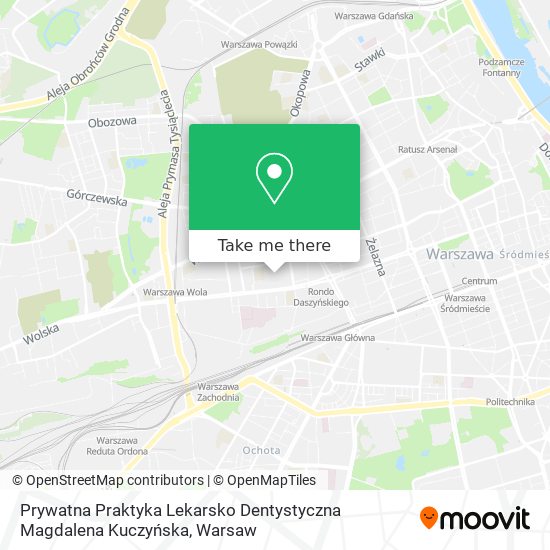 Prywatna Praktyka Lekarsko Dentystyczna Magdalena Kuczyńska map