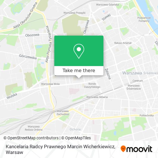 Kancelaria Radcy Prawnego Marcin Wicherkiewicz map