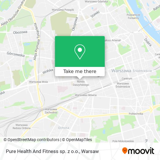 Pure Health And Fitness sp. z o.o. map