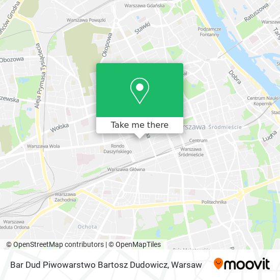 Bar Dud Piwowarstwo Bartosz Dudowicz map