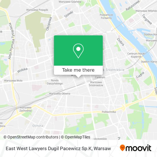 East West Lawyers Dugil Pacewicz Sp.K map