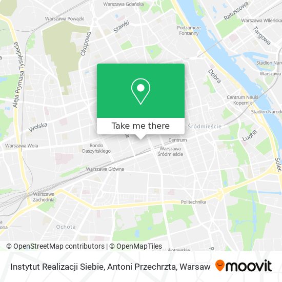 Instytut Realizacji Siebie, Antoni Przechrzta map