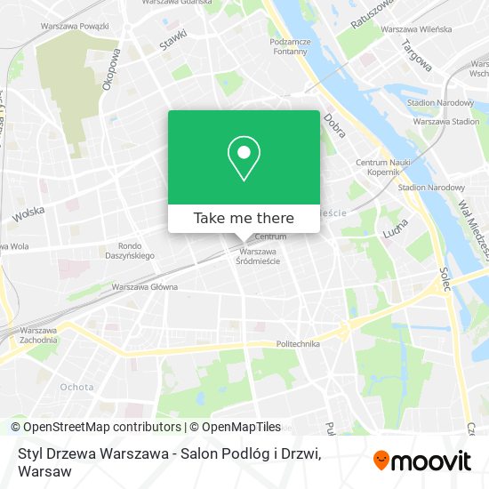 Styl Drzewa Warszawa - Salon Podlóg i Drzwi map