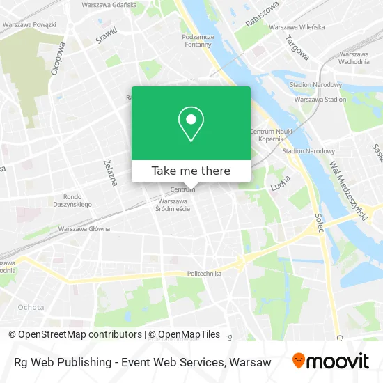 Rg Web Publishing - Event Web Services map
