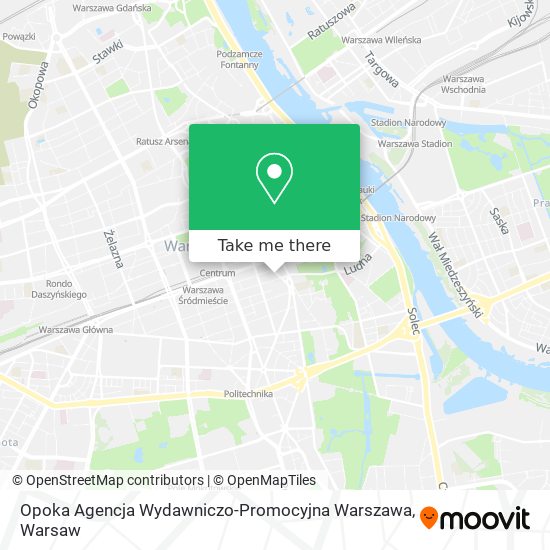 Opoka Agencja Wydawniczo-Promocyjna Warszawa map