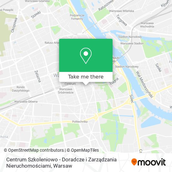 Centrum Szkoleniowo - Doradcze i Zarządzania Nieruchomościami map