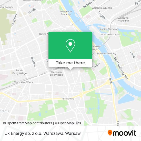 Jk Energy sp. z o.o. Warszawa map