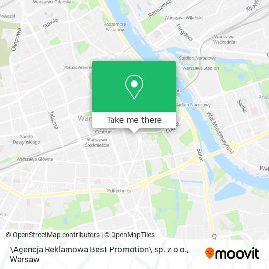 \Agencja Reklamowa Best Promotion\ sp. z o.o. map