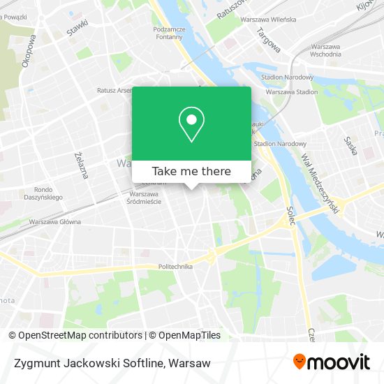 Zygmunt Jackowski Softline map