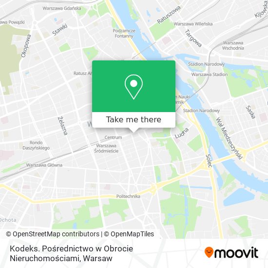 Kodeks. Pośrednictwo w Obrocie Nieruchomościami map