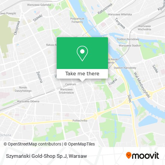 Szymański Gold-Shop Sp.J map